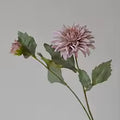 Herbstdahlie im Retro-Stil Kunstblume — Kaffee | Everblume