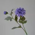 Herbstdahlie im Retro-Stil Kunstblume — Tiefes Lila | Everblume
