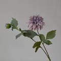 Herbstdahlie im Retro-Stil Kunstblume — Grau | Everblume