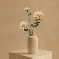 Dahlie — Eleganter Seidenstiel (3 Blüten)