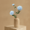 Dahlie — Eleganter Seidenstiel (3 Blüten)