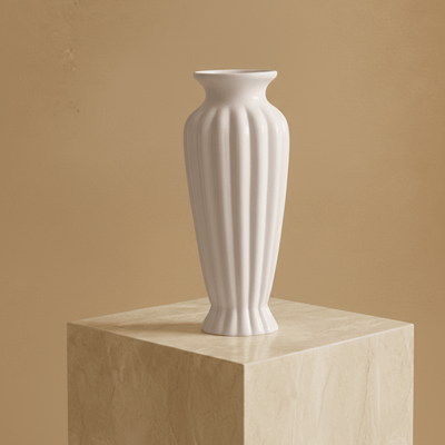 Rillenvase XL — Skandinavische Keramik
