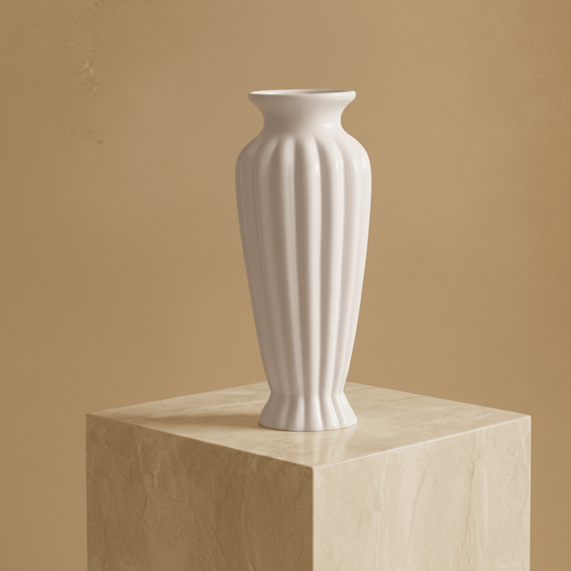 Rillenvase XL — Skandinavische Keramik